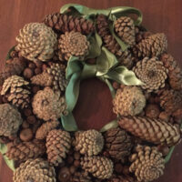 pine cone wreath