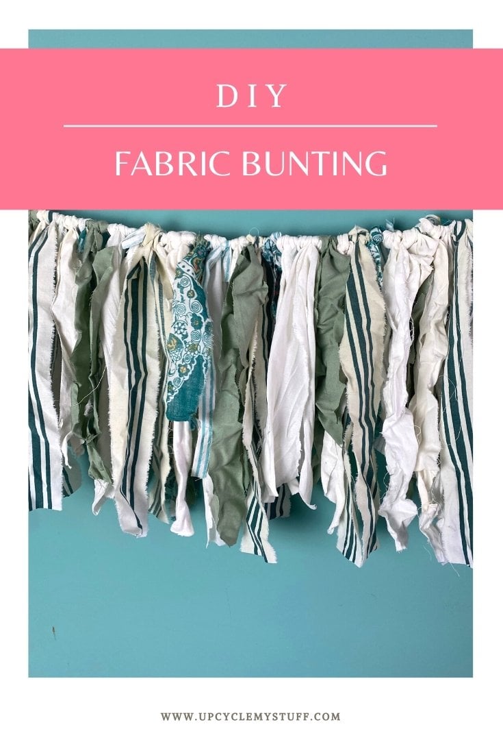 Easy No Sew Rag Bunting Video Tutorial Upcycle My Stuff easy-no-sew-rag-bunting-video-tutorial-upcycle-my-stuff